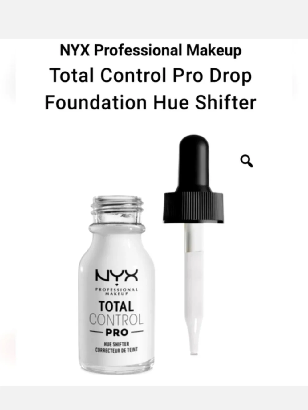 NYX Professional Makeup Total Control Pro Drop Foundation Hue Shifter Lightener